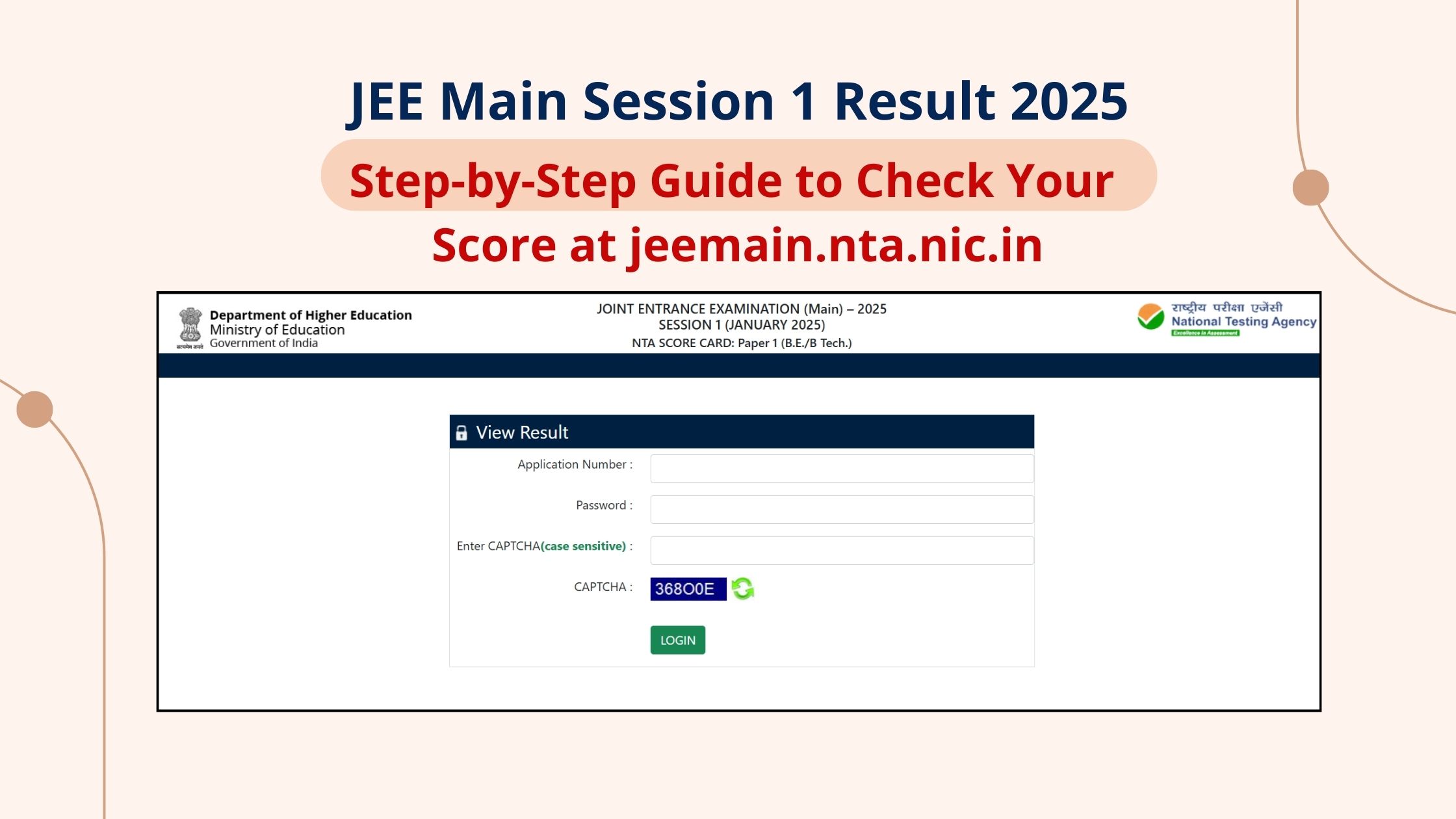 JEE Main 2025 Result: Check Your Score Now